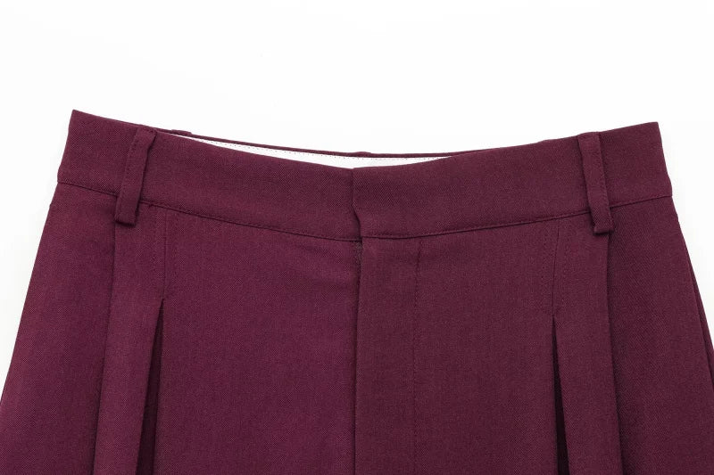 TRAF femmes printemps nouveau costume décontracté ensemble double