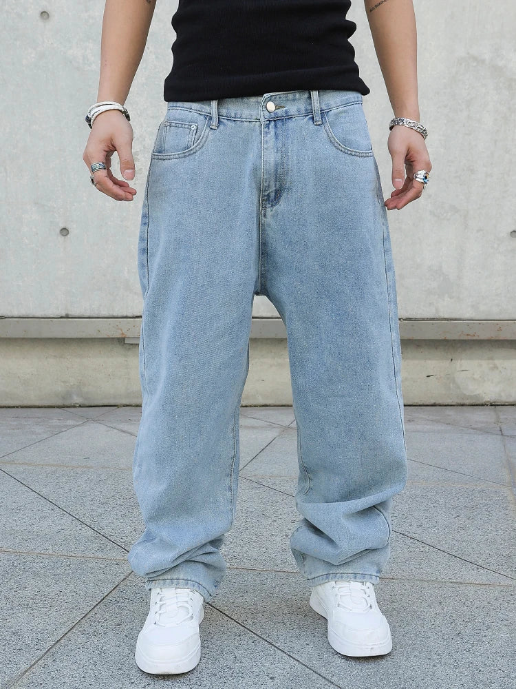 Jean Baggy à Jambes Larges pour Homme