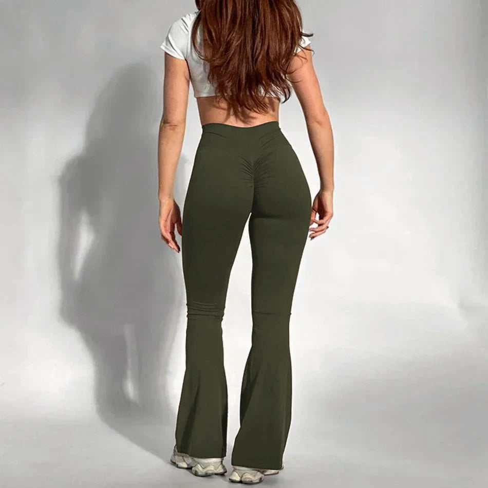 Taille haute entraînement Yoga Leggings Fitness bout à bout Scrunch fesses sport pantalons de gymnastique femmes