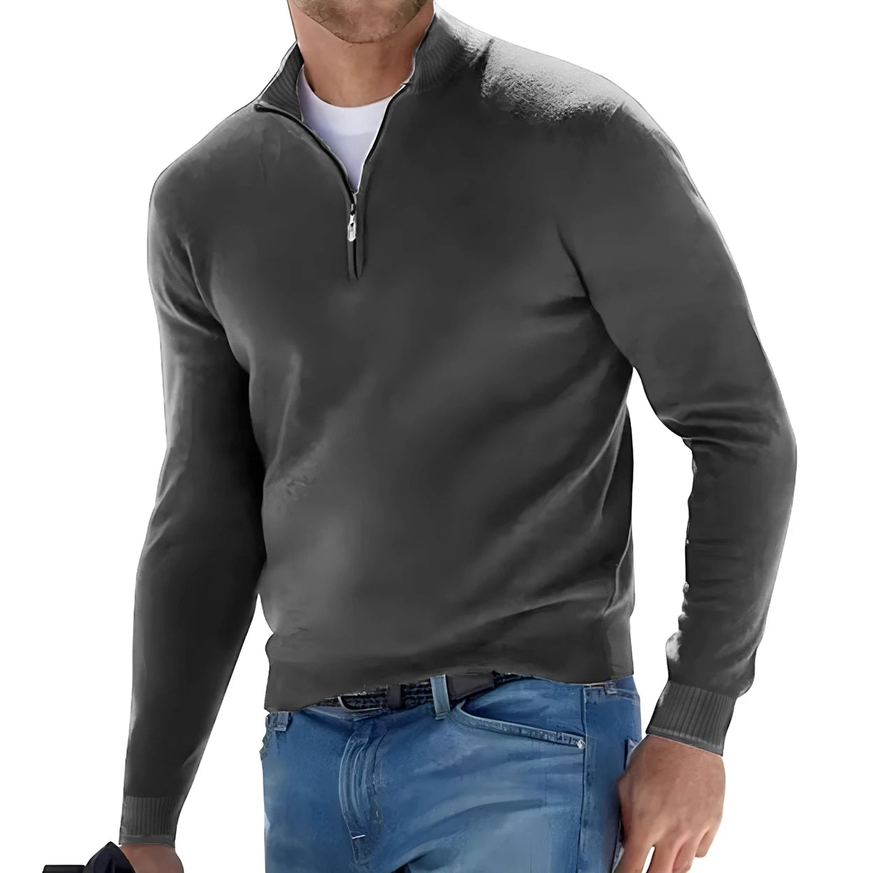 Pull à manches longues pour hommes