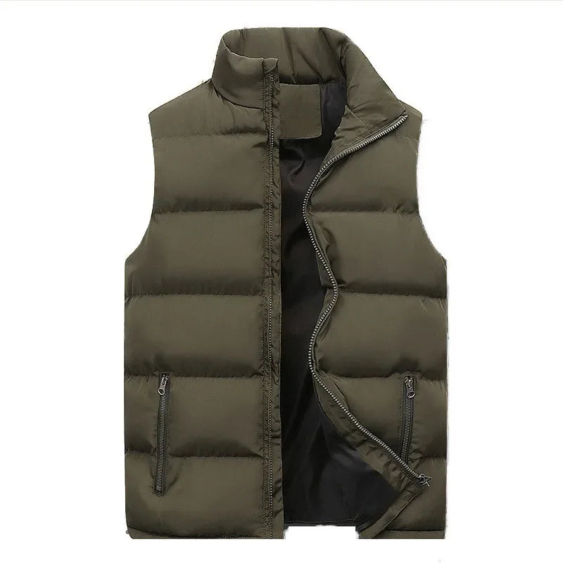 Veste zippée à col montant pour hommes et femmes, manteau chaud, solide, optique solaire, glaçure, décontracté, automne, hiver, Y2k