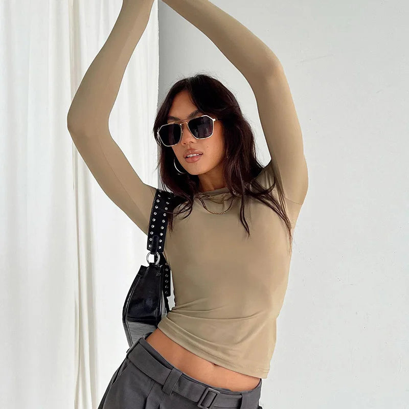 Women Casual Long Sleeve T-Shirts Spring Autumn