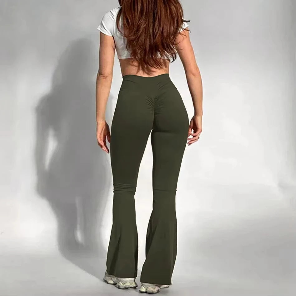 Taille haute entraînement Yoga Leggings Fitness bout à bout Scrunch fesses sport pantalons de gymnastique femmes