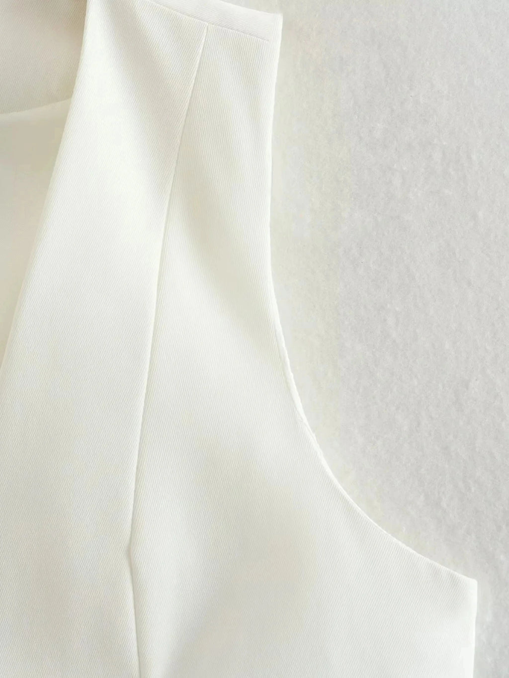 TRAFZA-Gilet Court pour Femme, Col en V, Simple Boutonnage, Vintage, Streetwear Décontracté, Haut Chic Sauvage, Nouvelle Mode, Été