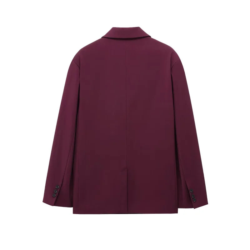 TRAF femmes printemps nouveau costume décontracté ensemble double