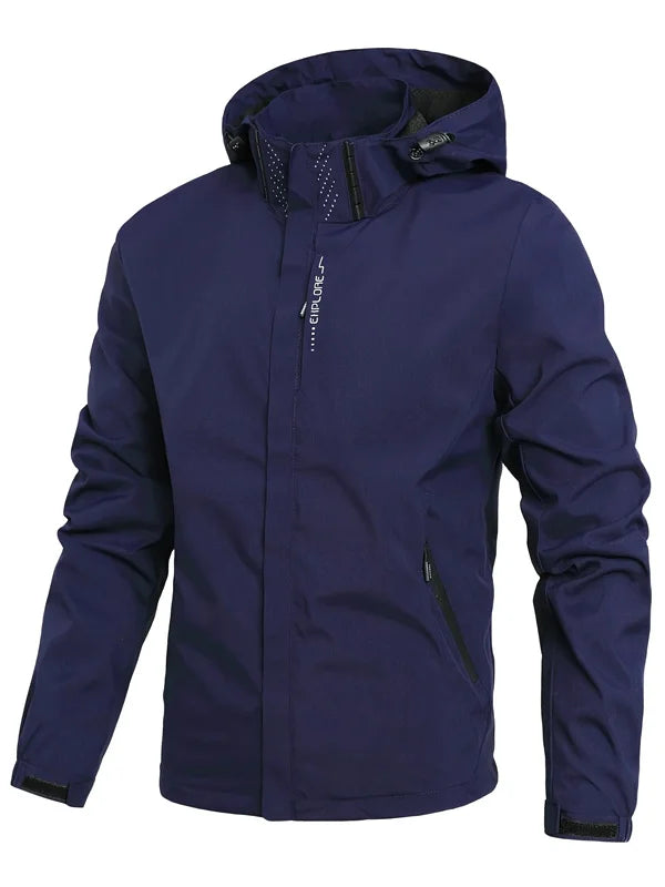 Veste de pluie imperméable légère pour hommes