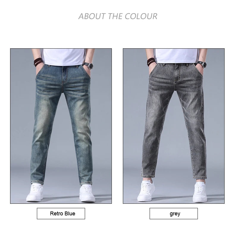 Jean extensible pour hommes, Denim extensible