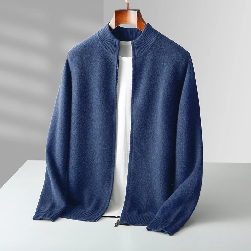 Pull chaud en laine mérinos pour homme