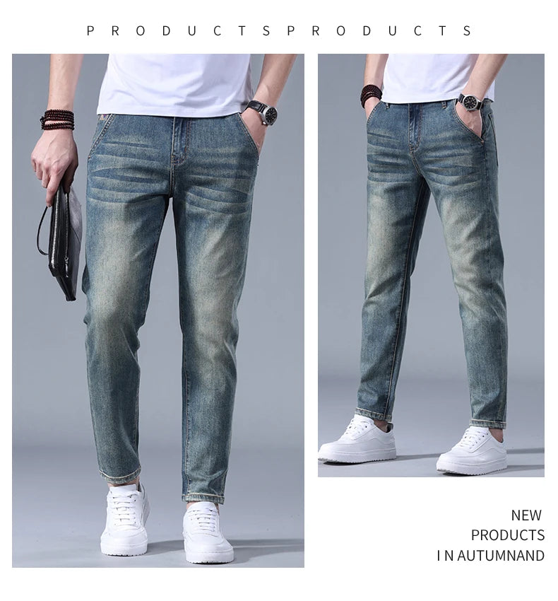 Jean extensible pour hommes, Denim extensible