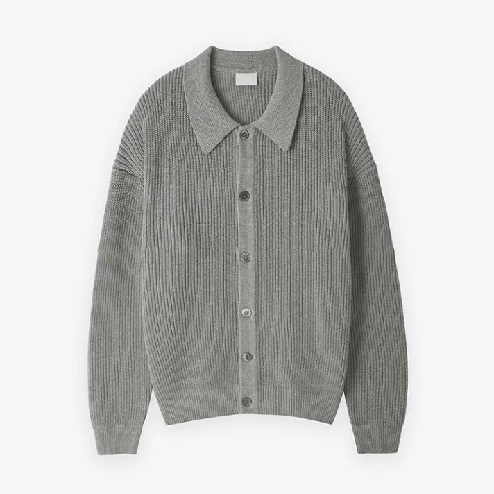Coréen Streetwear pull zippé Cardigan hommes