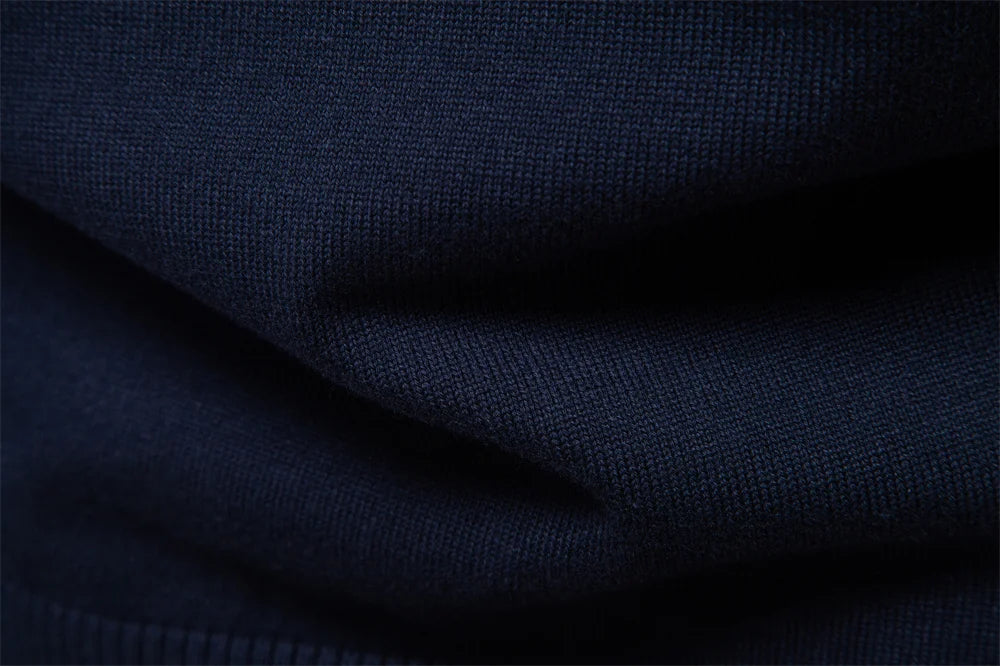 AIOPESON hommes rayé pull couleur unie