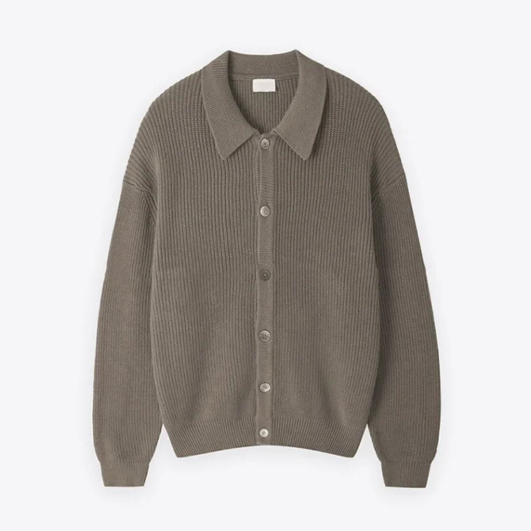 Coréen Streetwear pull zippé Cardigan hommes