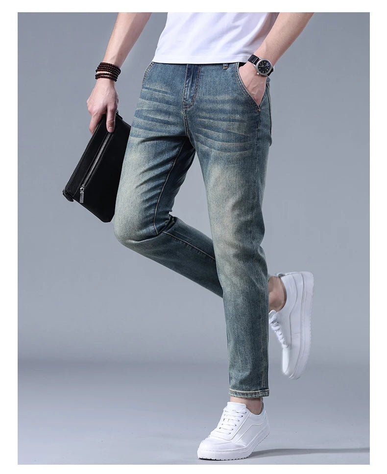 Jean extensible pour hommes, Denim extensible