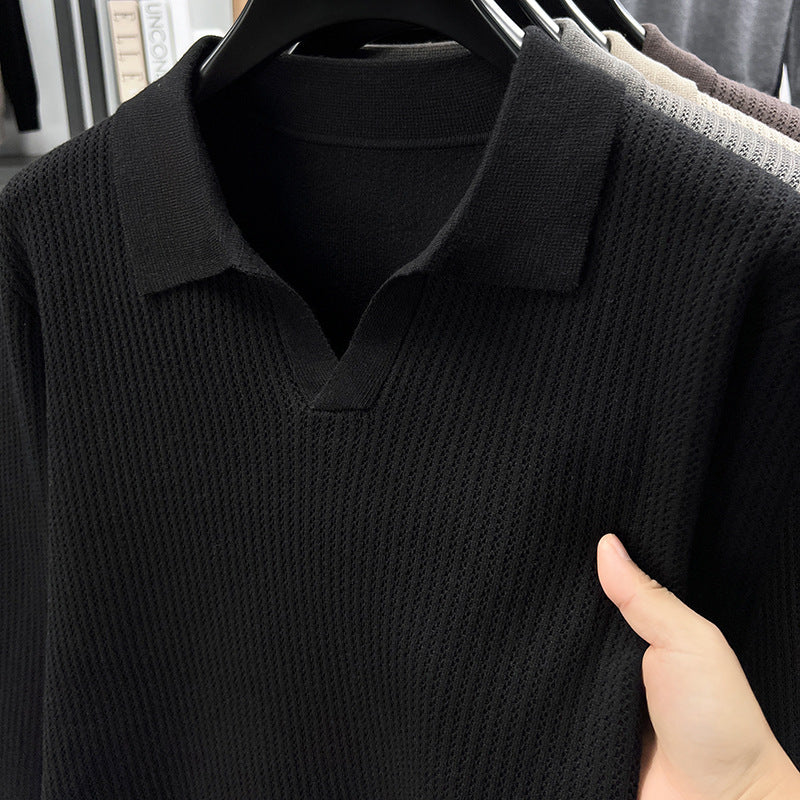 Pull ample à manches longues pour homme