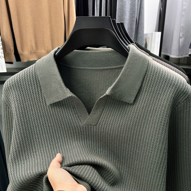Pull ample à manches longues pour homme